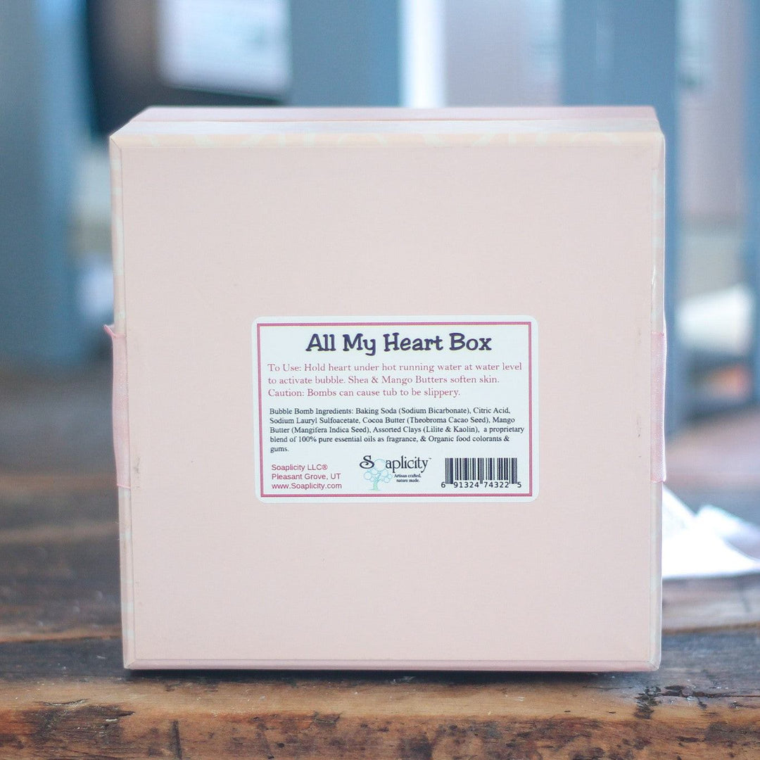 All My Heart Bubble Bomb Gift Set — Bundles, [material], Soaplicity