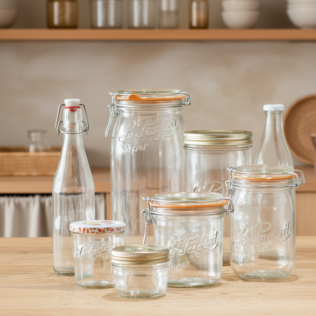 Le Parfait Reusable Glass Bottles