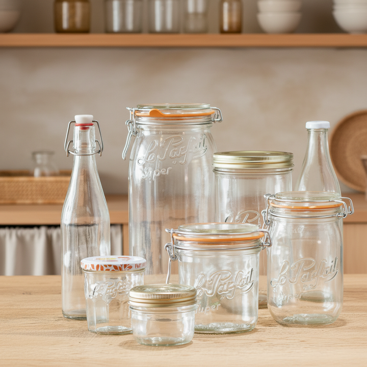 Le Parfait Reusable Glass Bottles