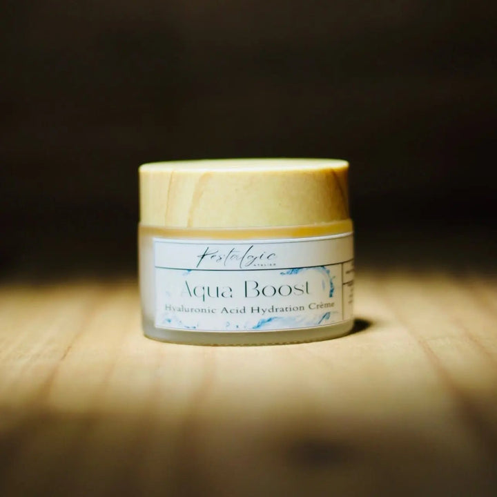 Aqua Boost hyaluronic acid hydration crème jar