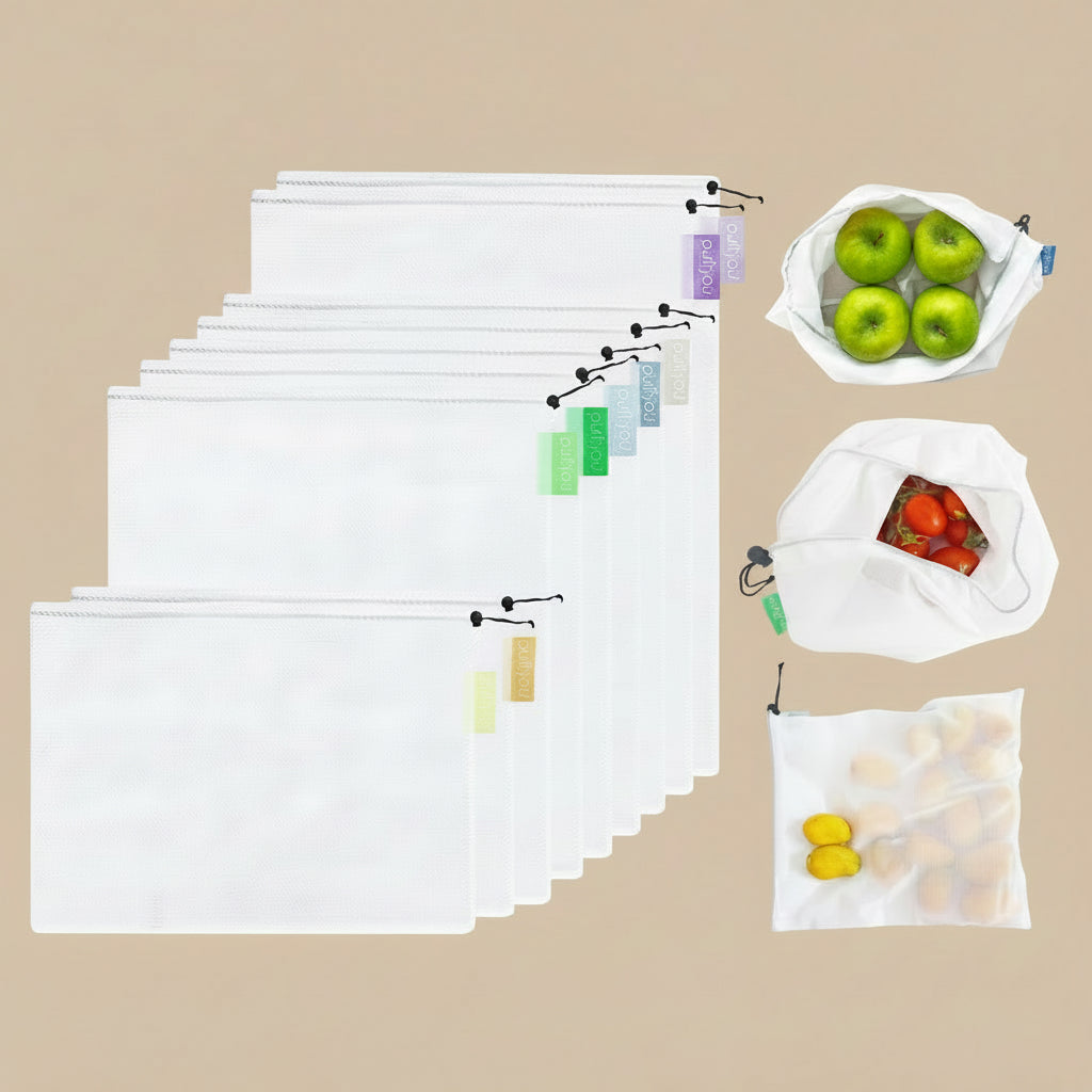 Reusable Mesh Market Bags