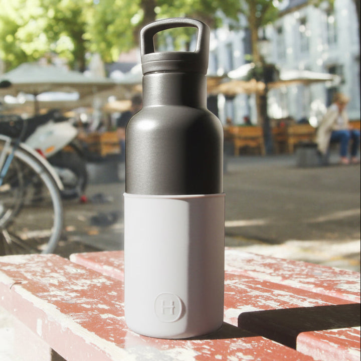 Black-Metallic Grey 16 Oz