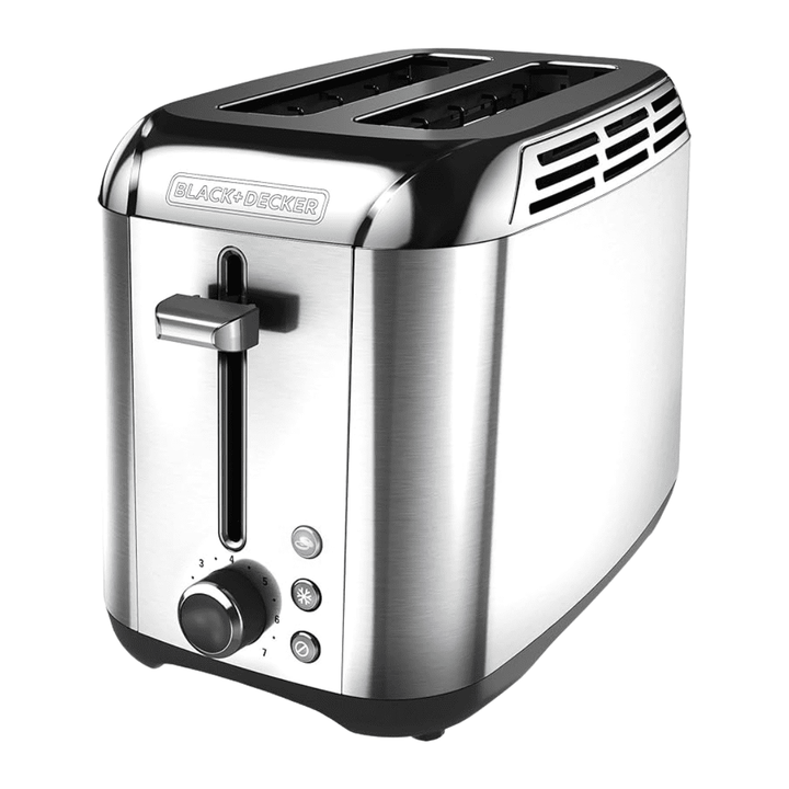 Black and Decker 2‑Slice Toaster—Stainless Steel