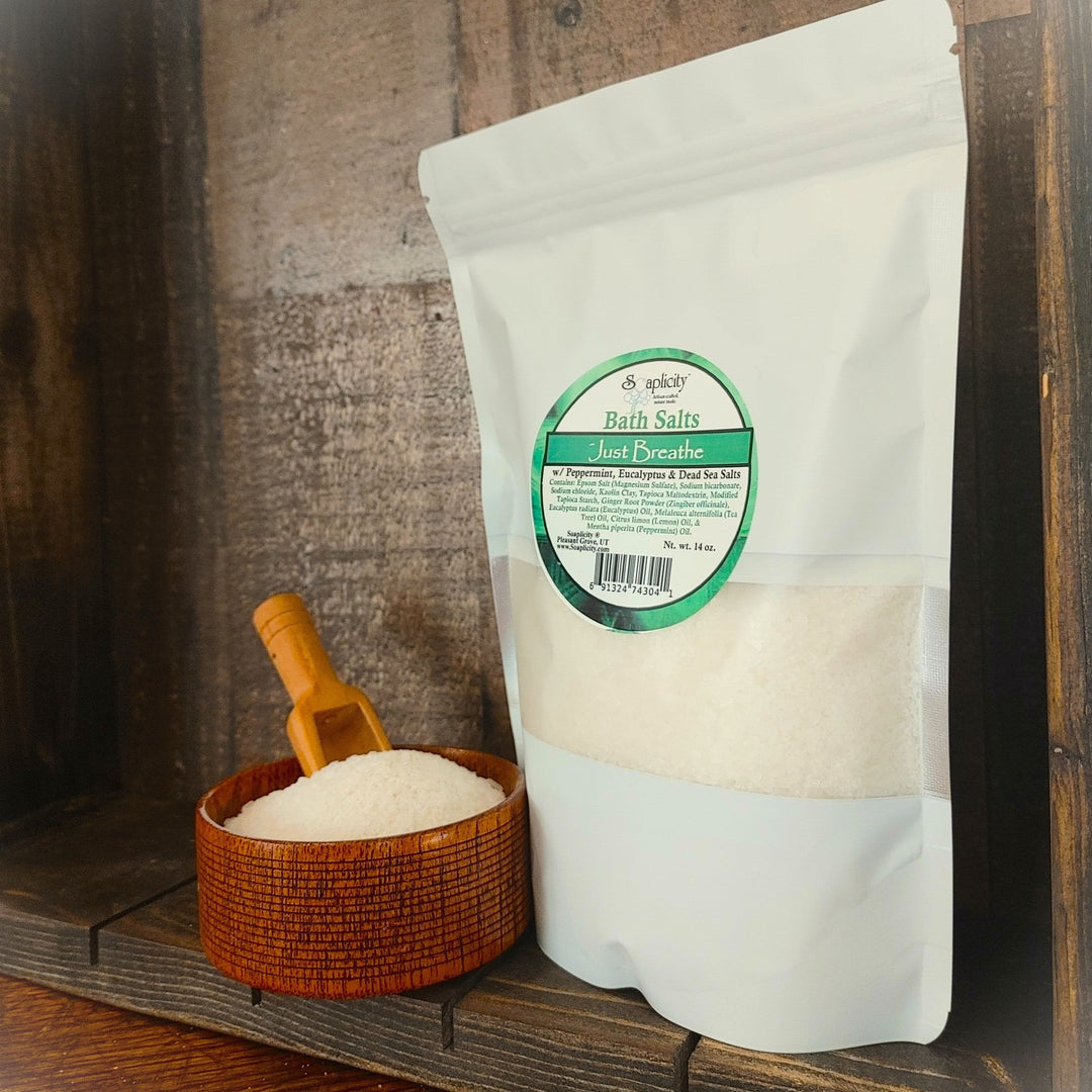 Just Breathe Bath Salts — Bath Salts, [material], Soaplicity