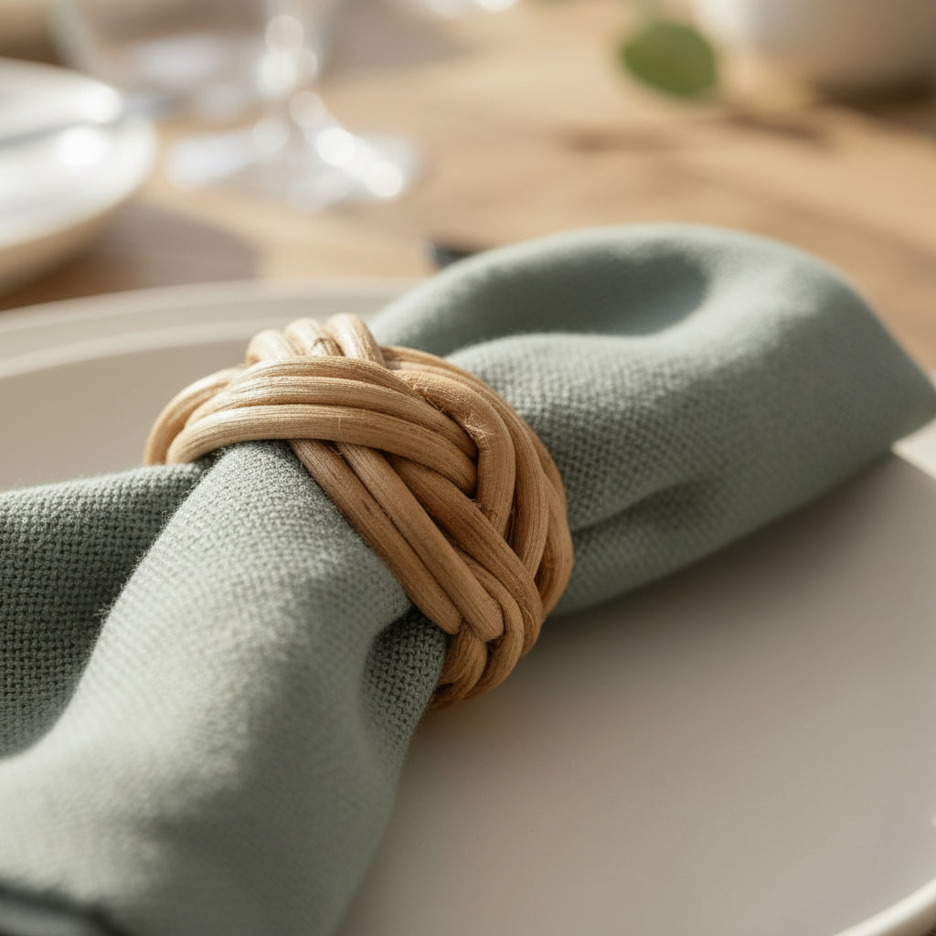 Sunrise Rattan Napkin Ring