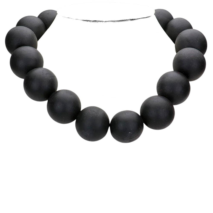 Wood Ball Necklace
