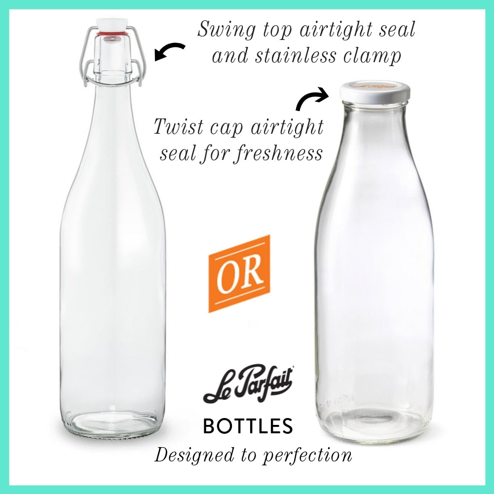 Le Parfait Reusable Glass Bottles