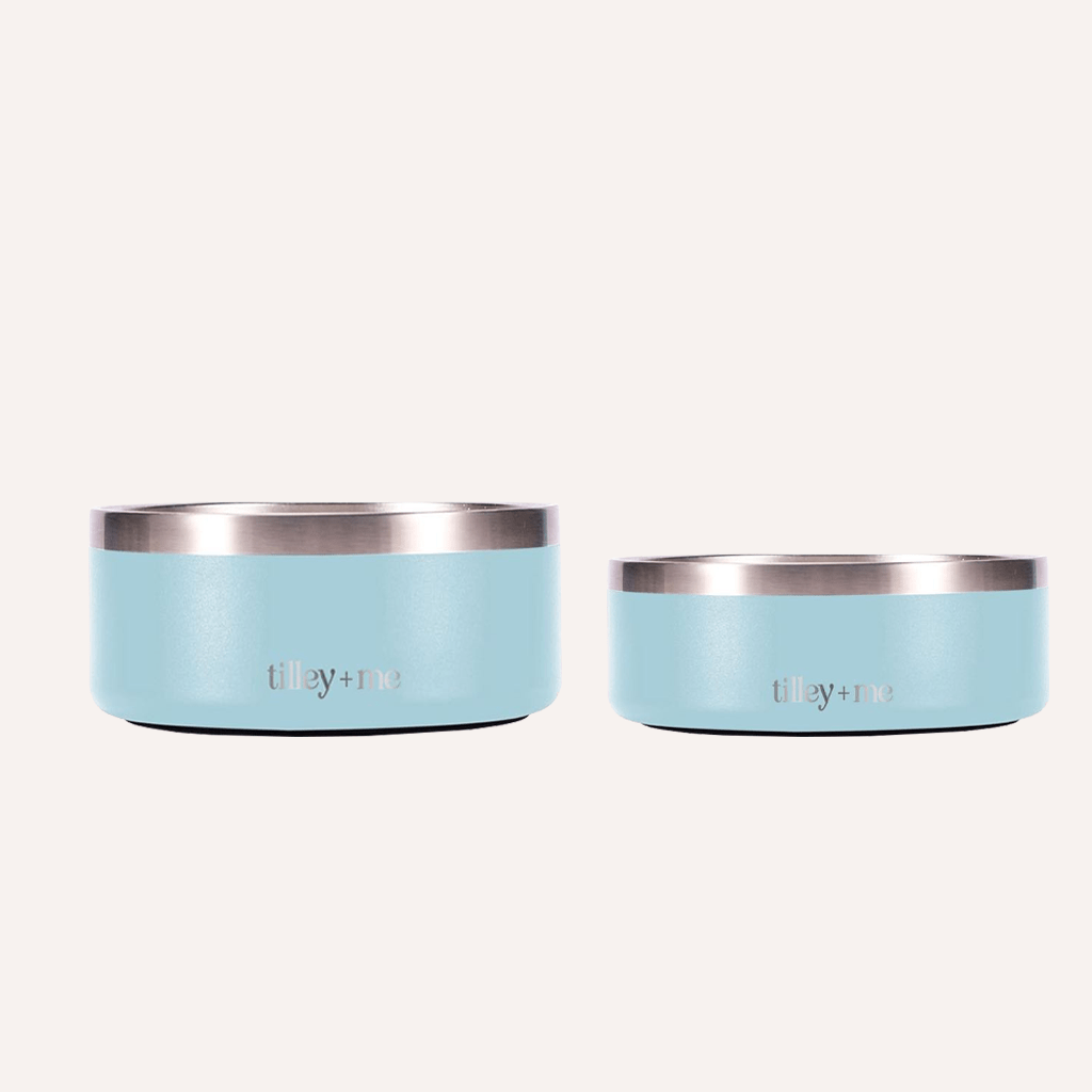 Tilley + Me Stainless Steel Pet Bowl (32 oz and 64 oz)