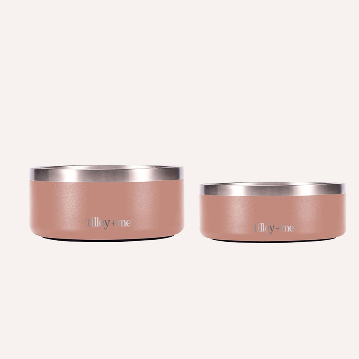 Tilley + Me Stainless Steel Pet Bowl (32 oz and 64 oz)