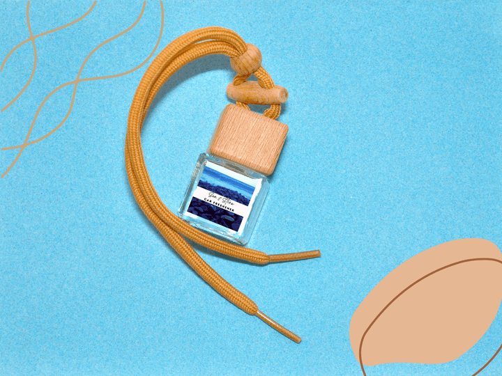 Clean & Fresh Hanging Car Freshener Collection – Crisp Linen, Cotton & Ocean Breeze Aromas
