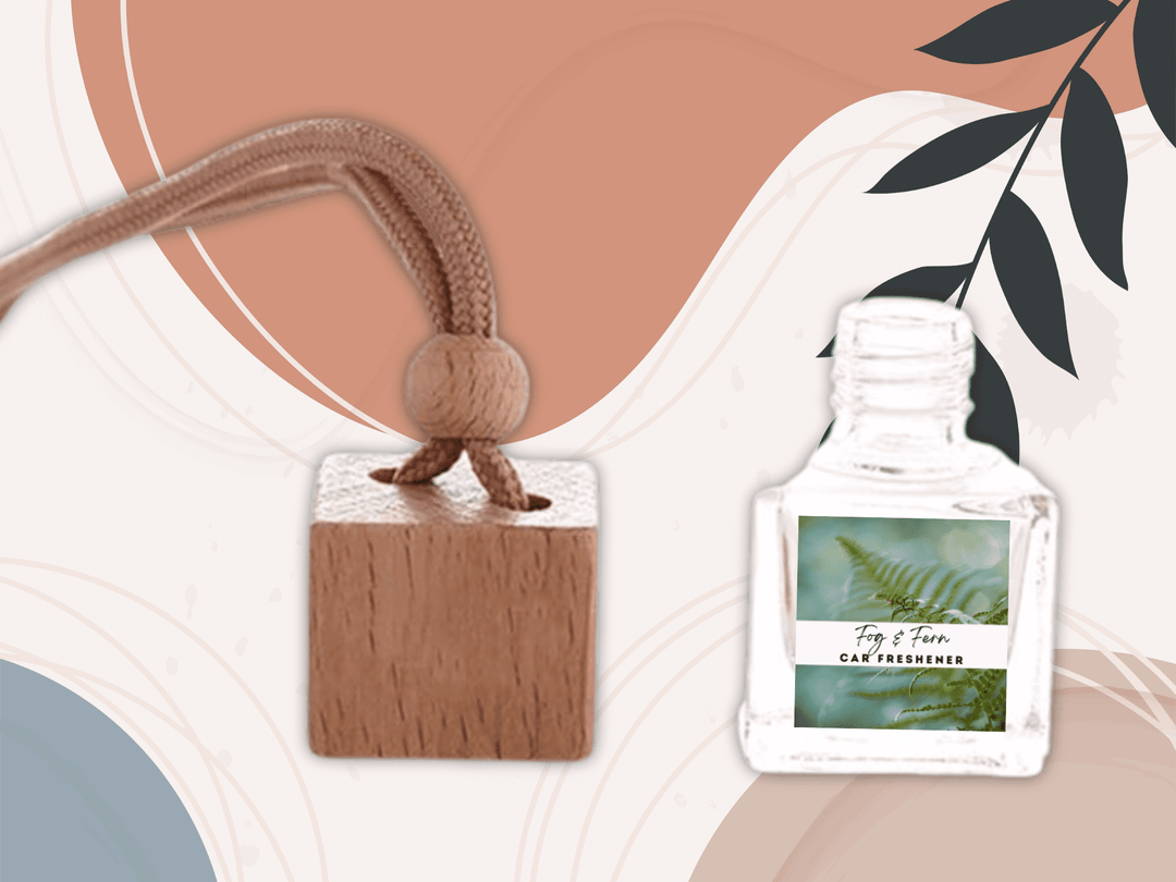 Hanging Car Freshener | Bold Masculine | Wood Amber