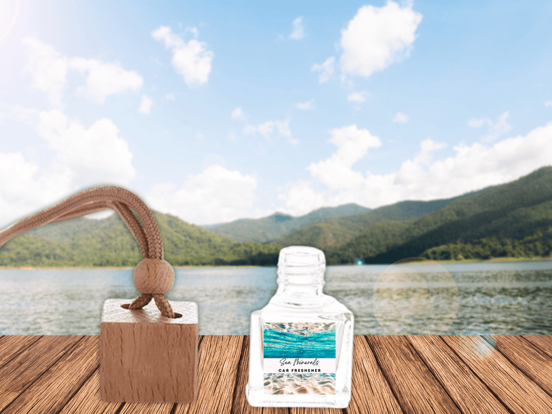 Clean & Fresh Hanging Car Freshener Collection – Crisp Linen, Cotton & Ocean Breeze Aromas