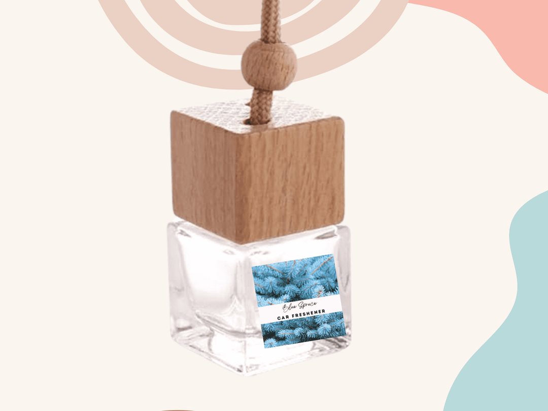 Hanging Car Freshener | Bold Masculine | Wood Amber