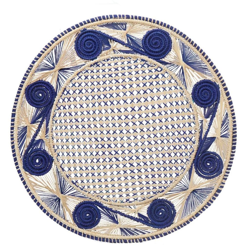 Caracol Handwoven Iraca Placemat — Placemats, [material], MacondoForever