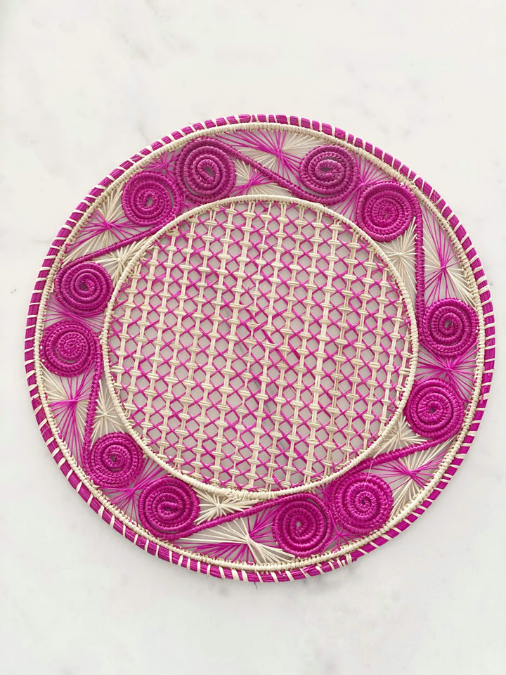 Caracol Handwoven Iraca Placemat — Placemats, [material], MacondoForever