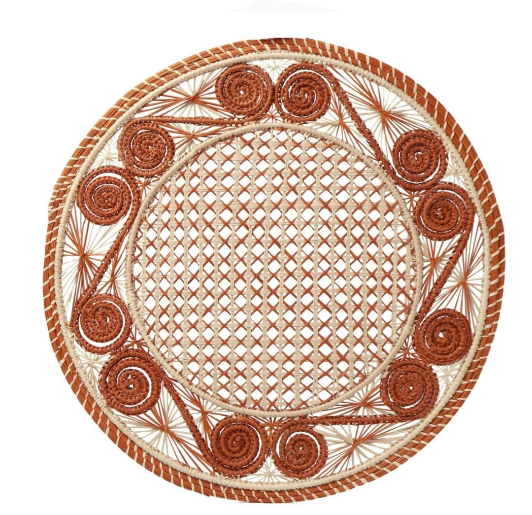 Caracol Handwoven Iraca Placemat — Placemats, [material], MacondoForever
