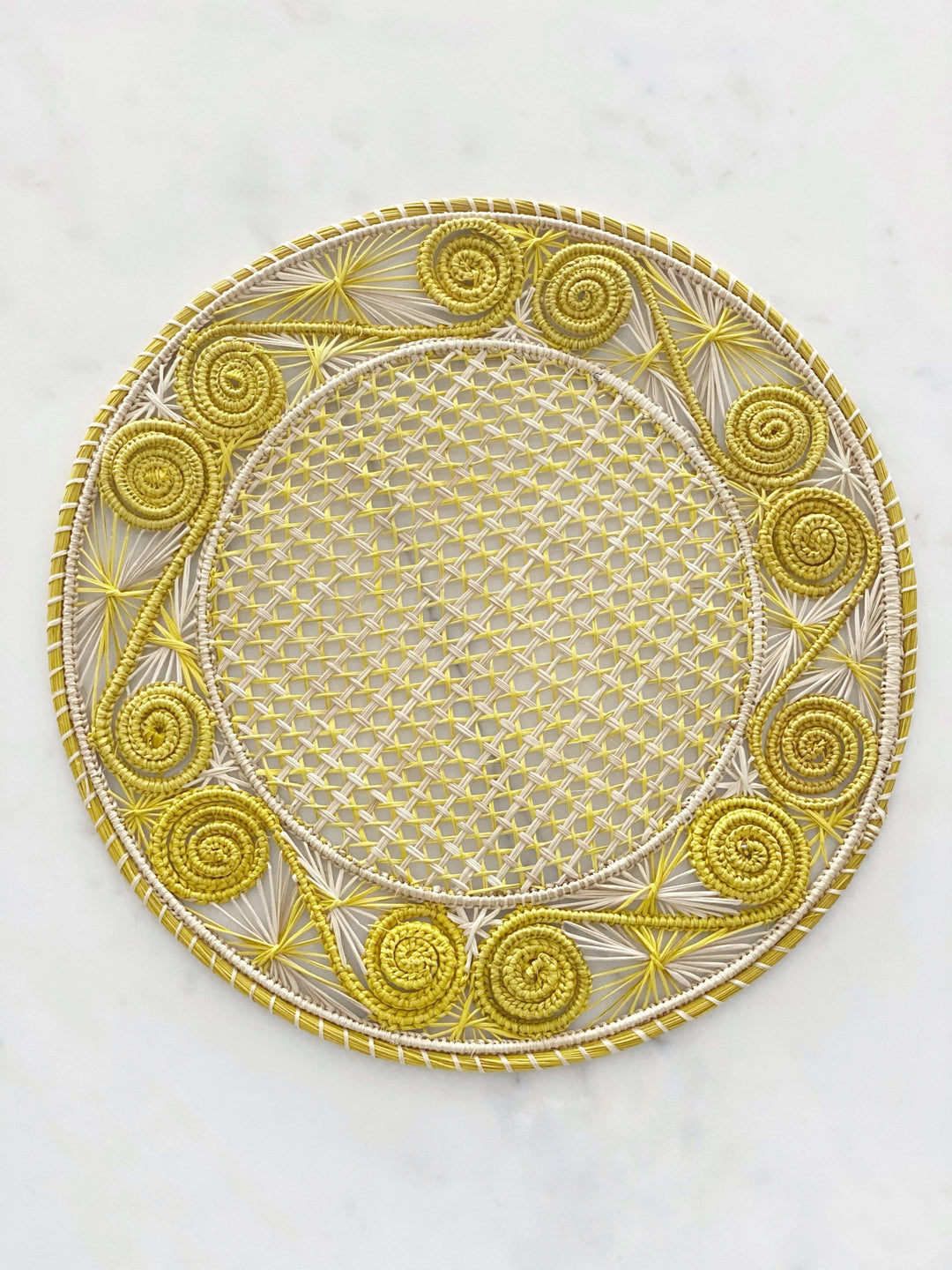 Caracol Handwoven Iraca Placemat — Placemats, [material], MacondoForever