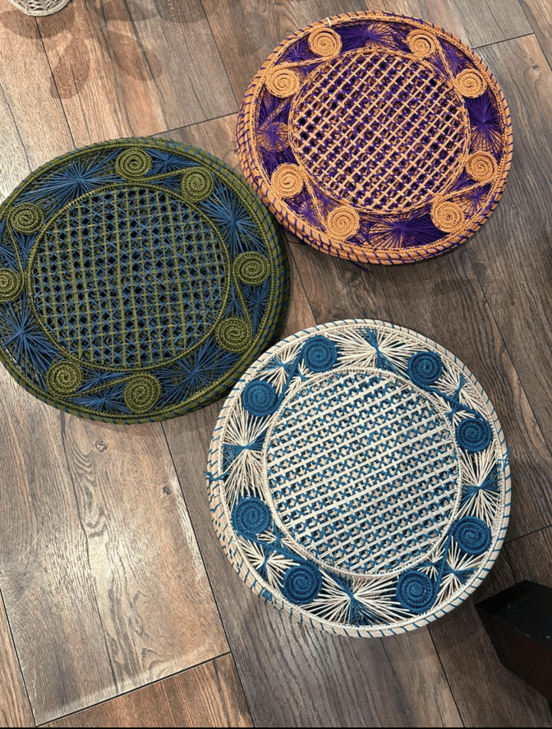 Caracol Handwoven Iraca Placemat — Placemats, [material], MacondoForever