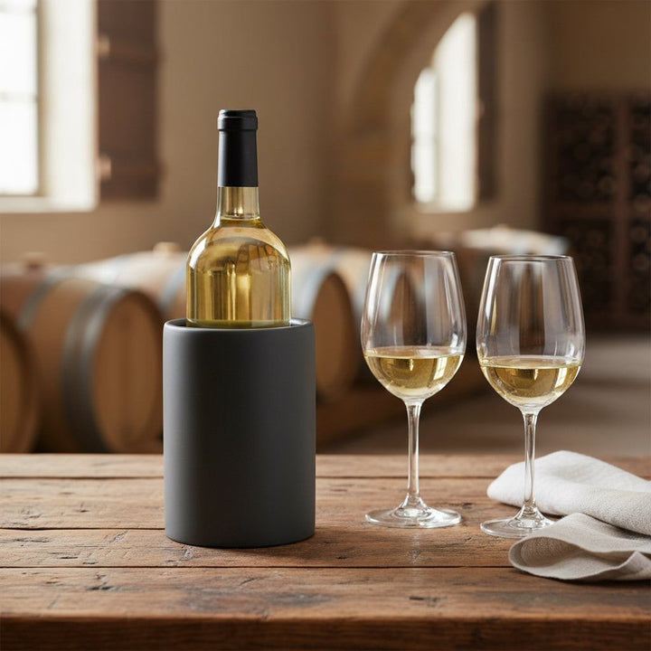 Concrete Utensil/Wine Holder: Charcoal — Serveware, [material], Port Living Co.
