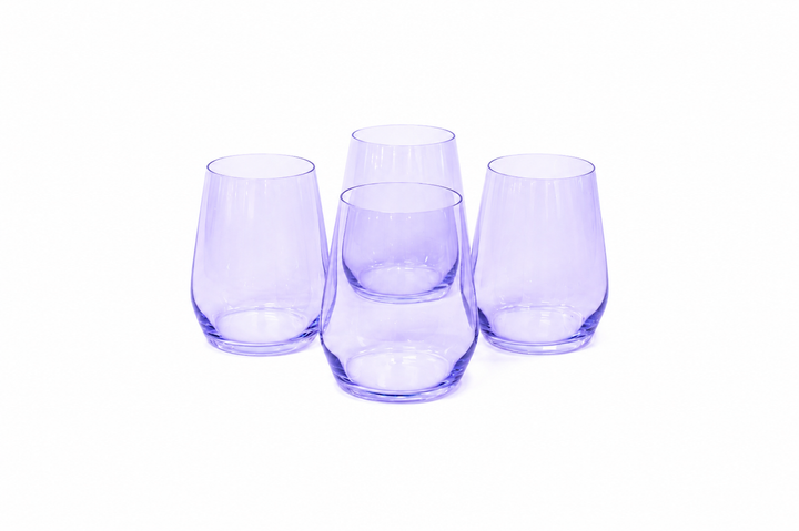 Lady Lavender - Colored Wine Glass