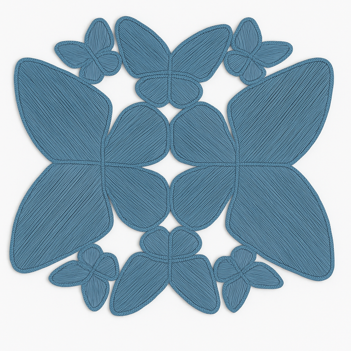 Butterfly Handwoven Iraca Palm Placemat