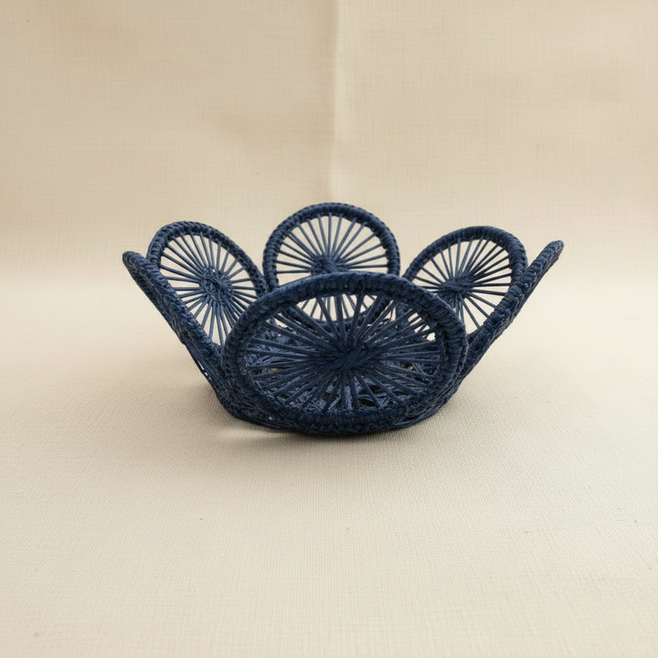Circles Personal Handwoven Mini Bread Iraca Basket