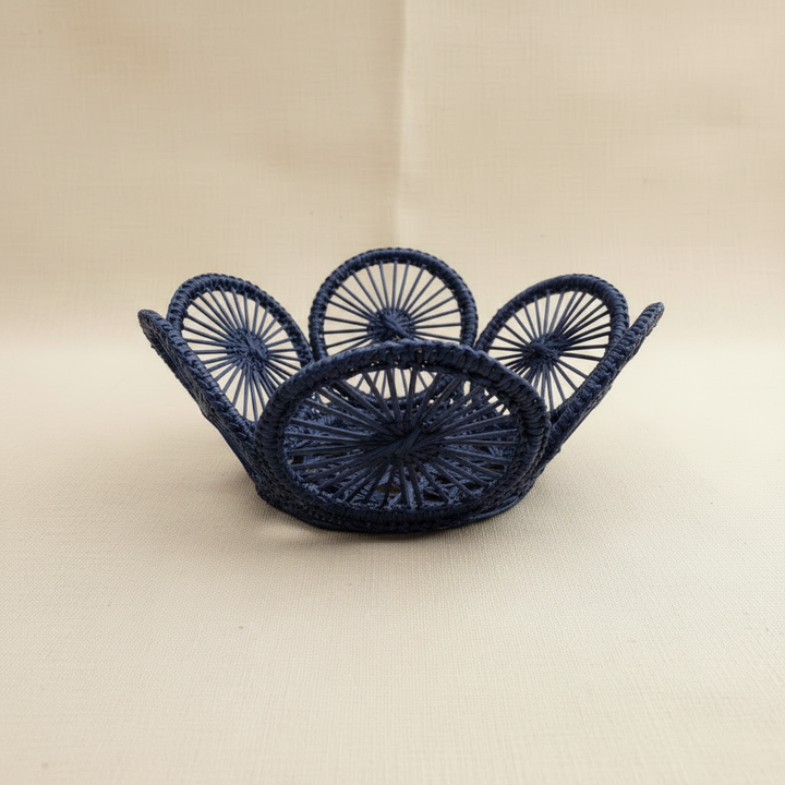 Circles Personal Handwoven Mini Bread Iraca Basket