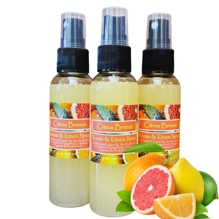 Citrus Breeze Room & Linen Spray — Room Spray, [material], Soaplicity