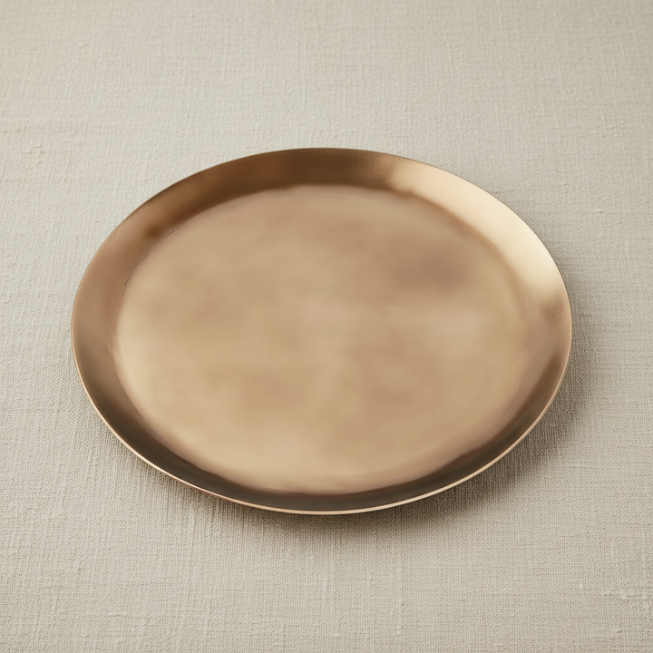 Aged Bronze Charger Plate