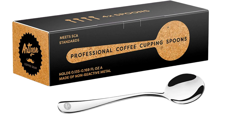 Specialty Coffee Association (SCA) Compliant - Coffee Cupping Spoon - Set of 4 Spoons