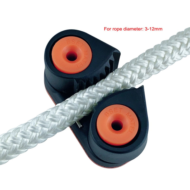 Rope - regulator - 2 Row Matic Ball Bearing Cam Cleat Pilates Equipment Marine Boat Fast Entry Rope Wire Fairlead Sailing Sailboat