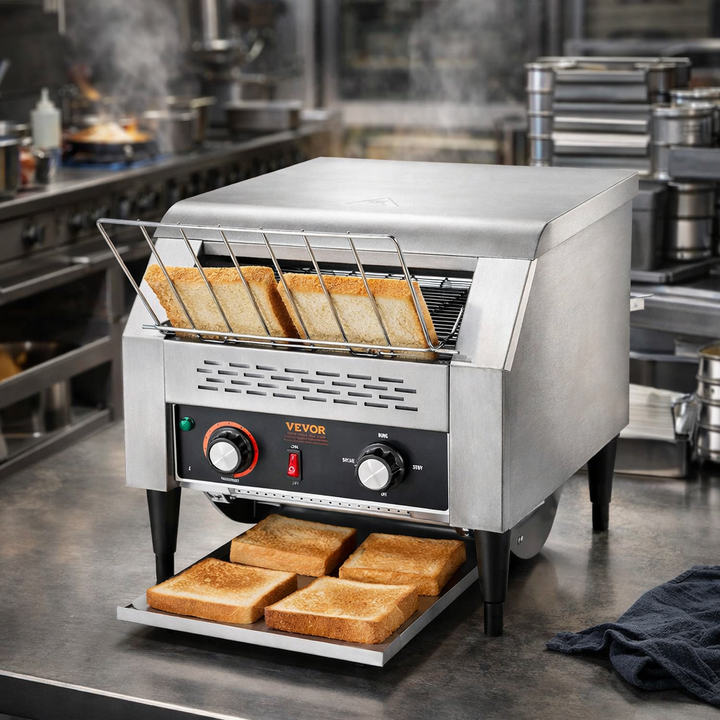 VEVOR Commercial Conveyor Toaster—Premium Stainless Steel