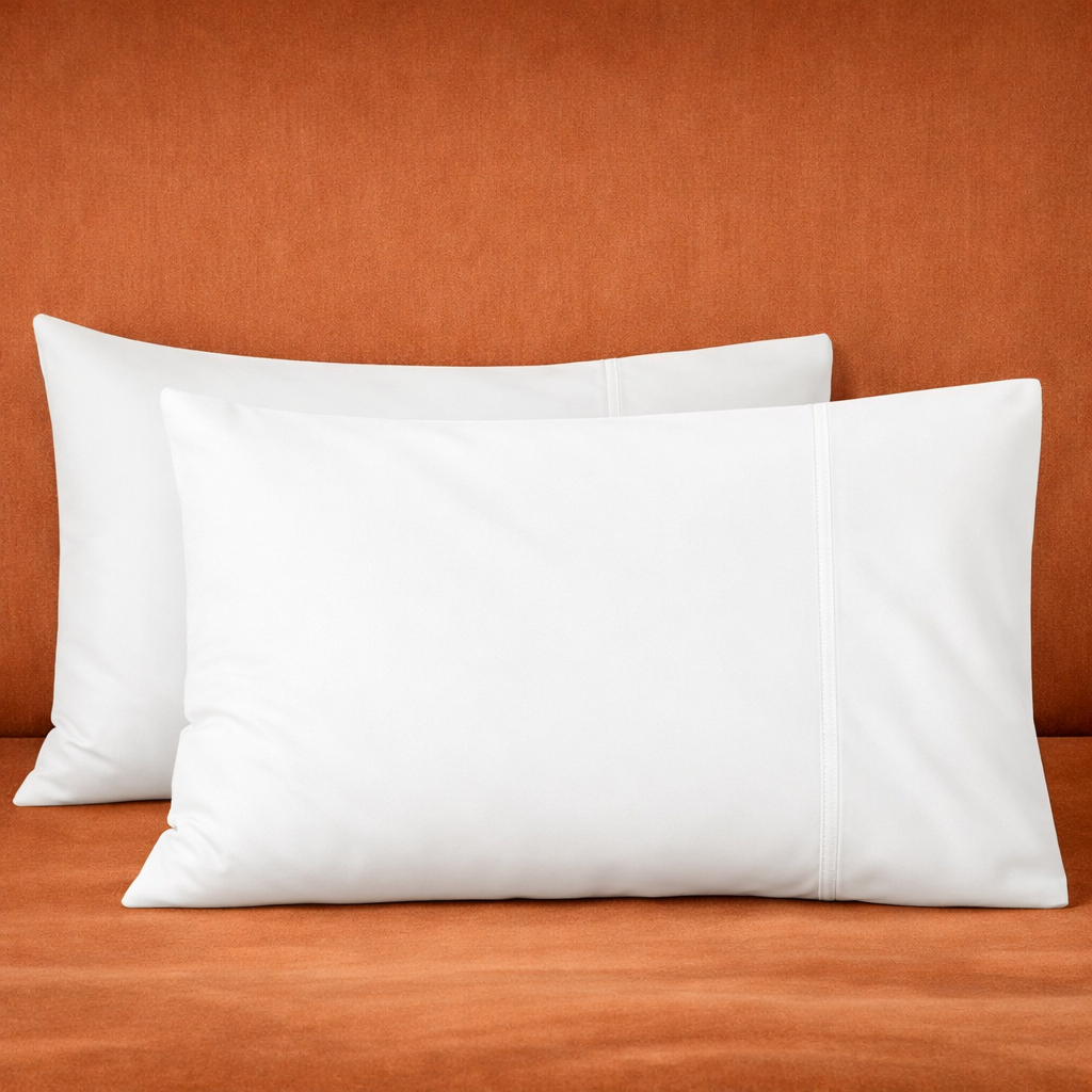 Organic Sateen Cotton FPillowcase—500 TC