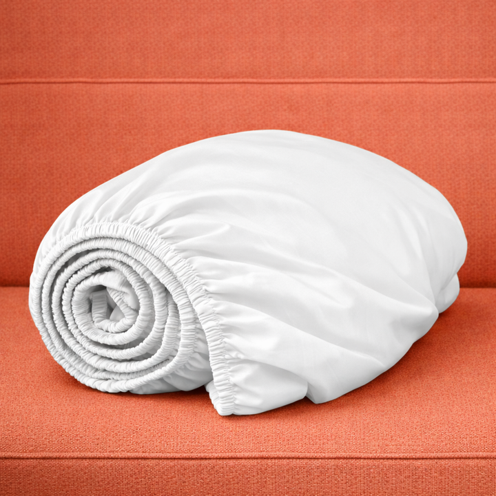 Organic Cotton Sateen Fitted Sheet—500 TC
