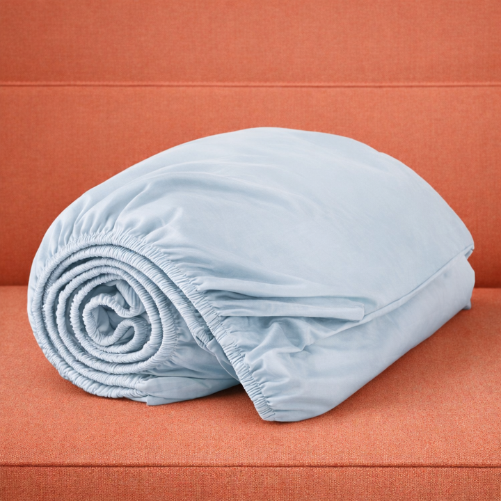 Organic Cotton Sateen Fitted Sheet—500 TC