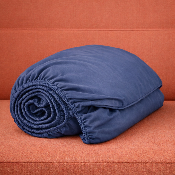 Organic Cotton Sateen Fitted Sheet—500 TC
