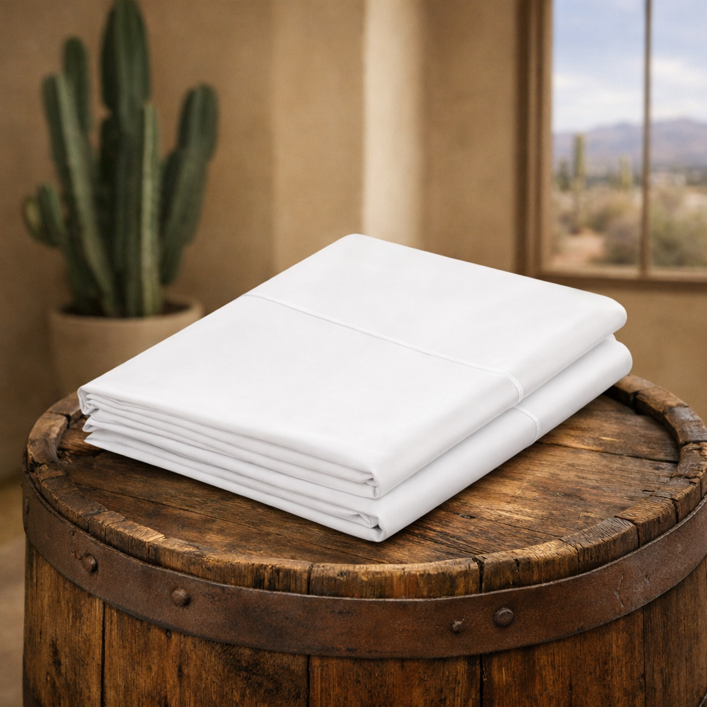 Organic Cotton Sateen Flat Sheet—500 TC