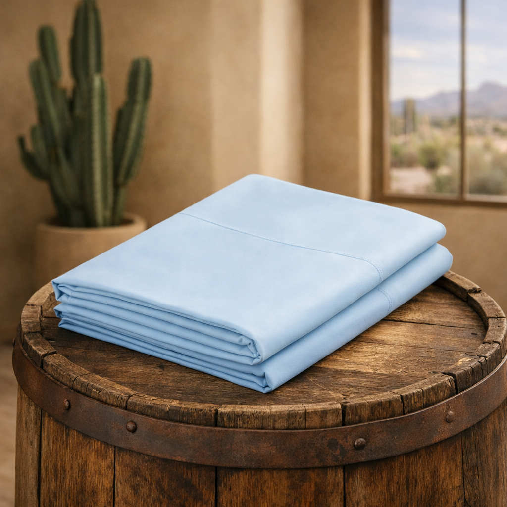Organic Cotton Sateen Flat Sheet—500 TC