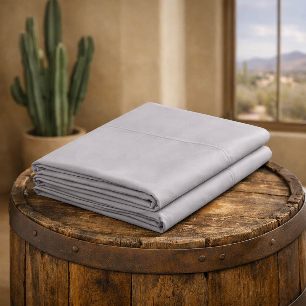Organic Cotton Sateen Flat Sheet—500 TC