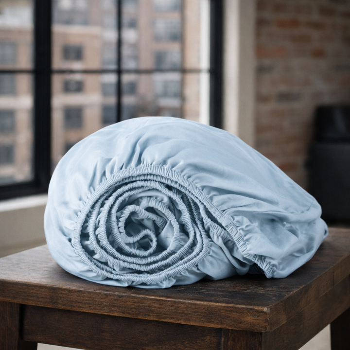 Organic Cotton Sateen Fitted Sheet—300 TC