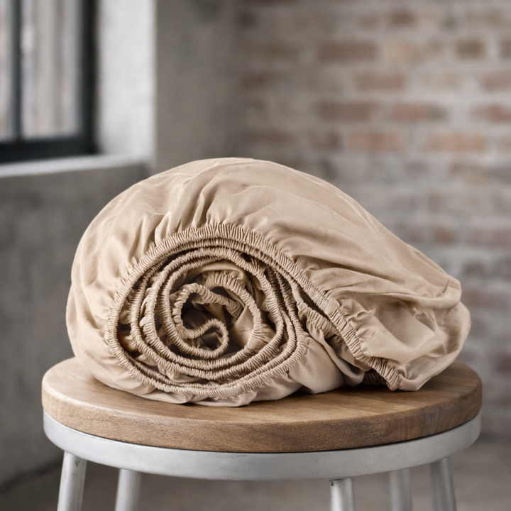 Organic Cotton Sateen Fitted Sheet—300 TC