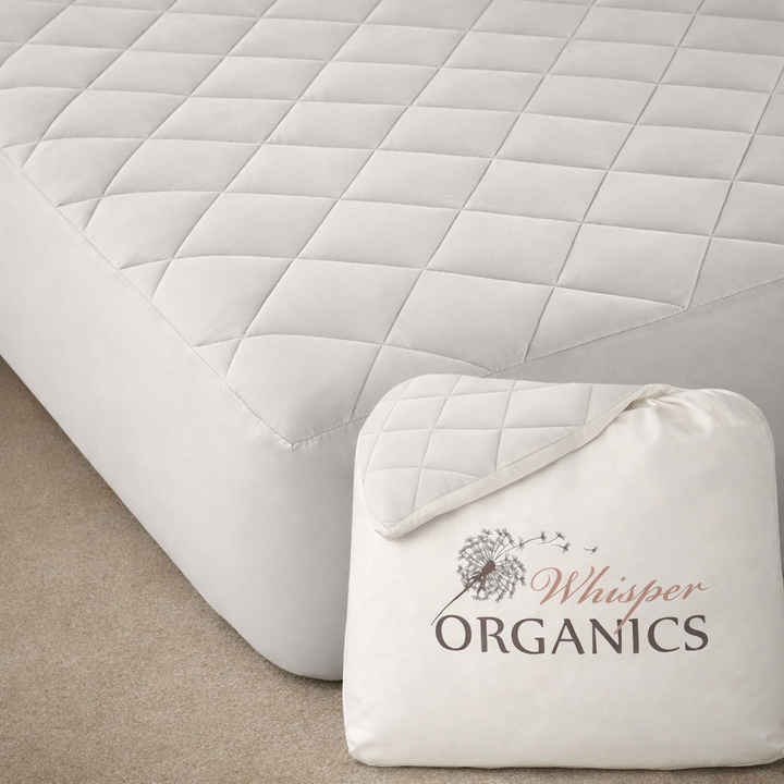Organic Cotton Quilted Mattress Cover—500 TC