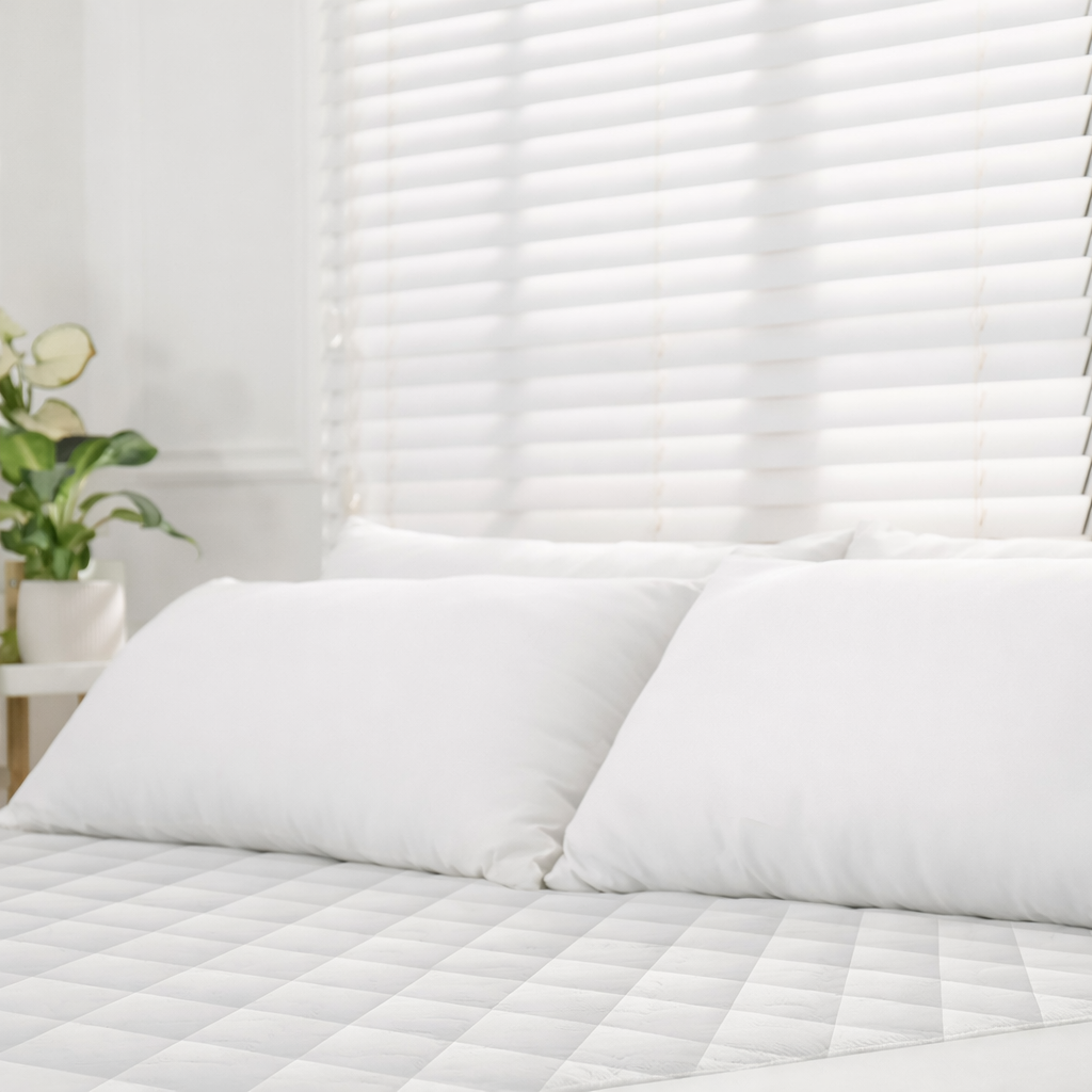 Organic Cotton Quilted Mattress Cover—500 TC