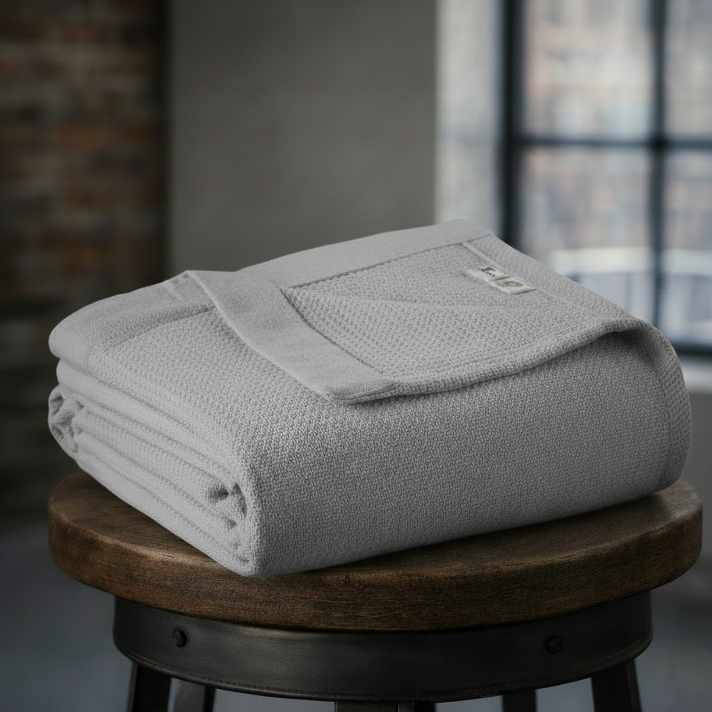 Organic Cotton Woven Blanket