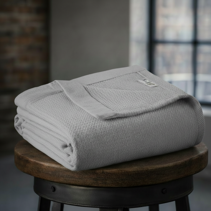 Organic Cotton Woven Blanket