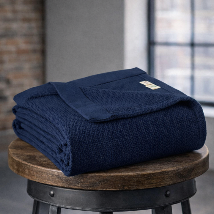Organic Cotton Woven Blanket