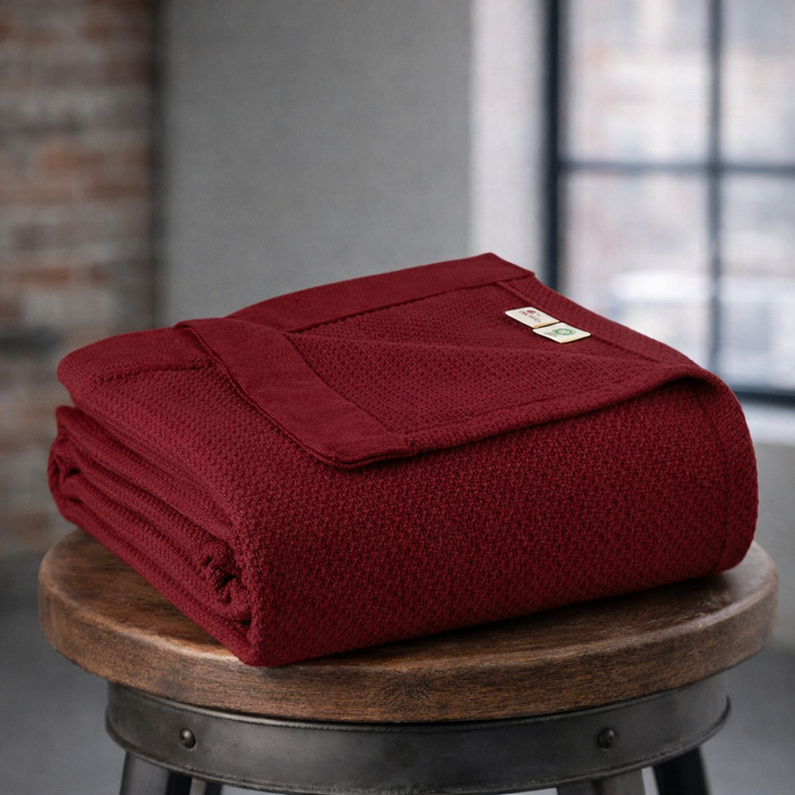 Organic Cotton Woven Blanket