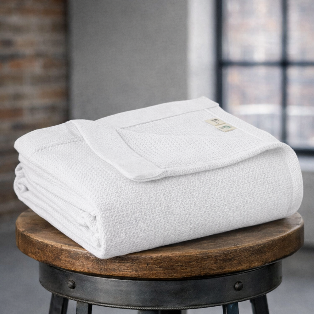 Organic Cotton Woven Blanket