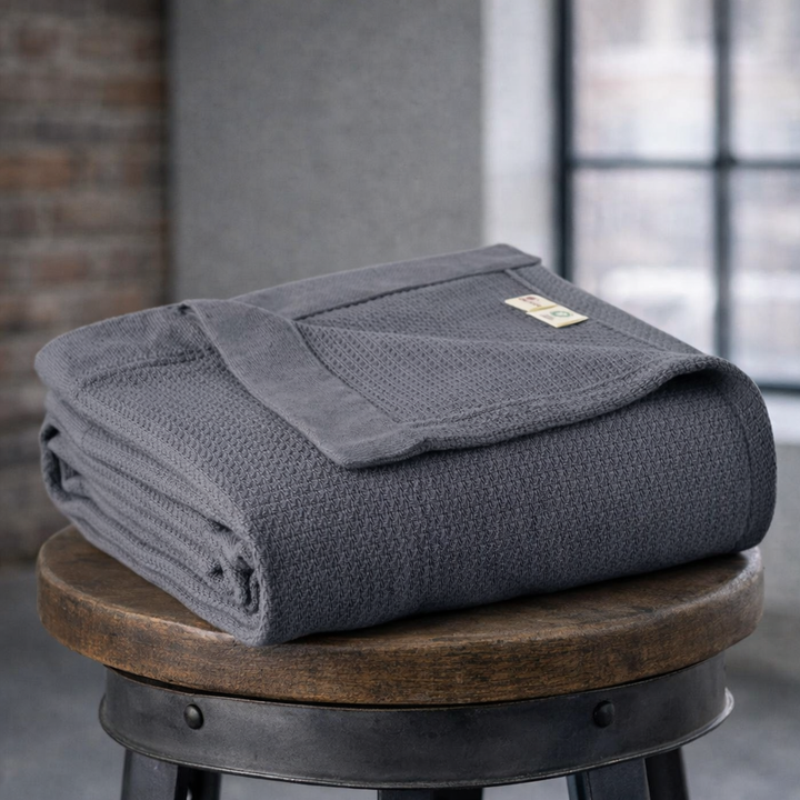 Organic Cotton Woven Blanket