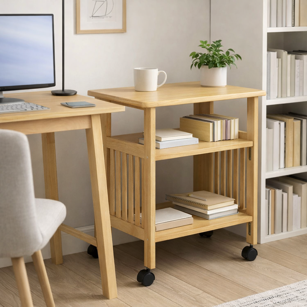 Solid Beechwood Folding Cart